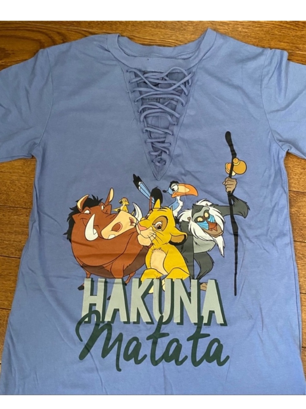 Lion King lace up tee